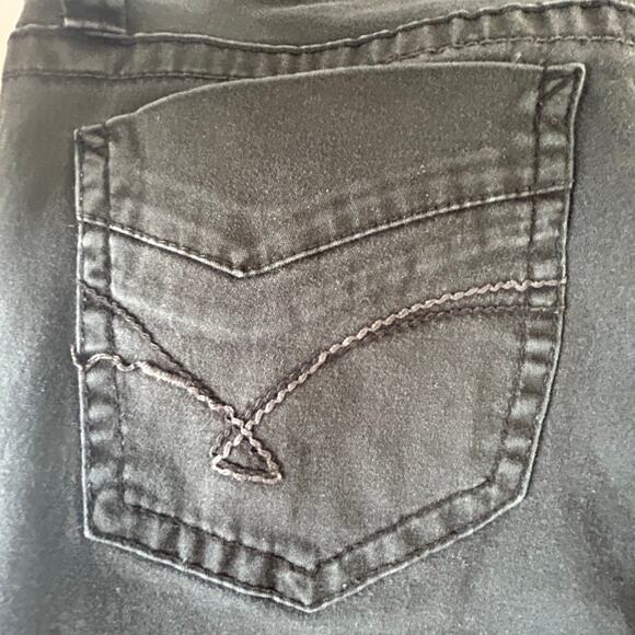 UNION BAY Unionbay Size 15 Black Jeans Women's Teens Stretch boot cut Vietnam - Picture 5 of 14